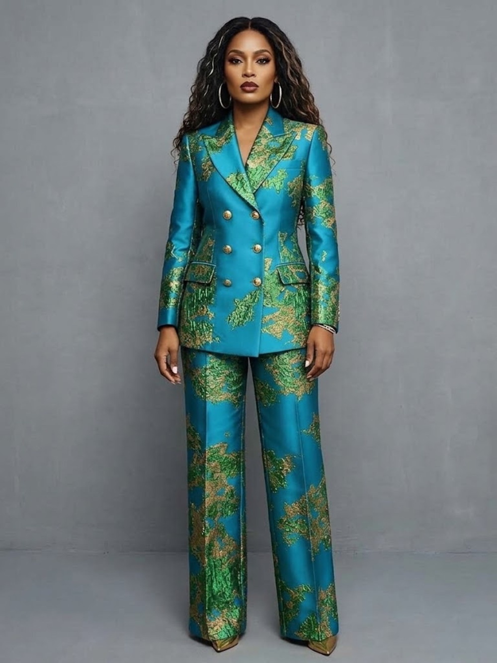 Stylewe printed blazer - Women's M